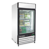 DGMW12R<br /><small>Merchandisers<br />DUURA Glass Door Refrigerator<br />White</small>